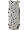 Name It Bodysuit Sleeveless - Wool - Rib - NbmWang - Nacreous Cl