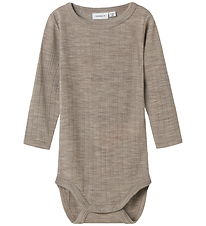 Name It Bodysuit l/s - Wool - Rib - Noos - NbmWang - Satellite Name It Bodysuit l/s - Wool - Rib - Noos - NbmWang - Satellite