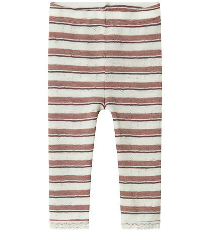Name It Leggings - Wool - Noos - NbfWang - Antler/Snow White Name It Leggings - Wool - Noos - NbfWang - Antler/Snow White