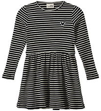 Sofie Schnoor Dress - Rib - Berrask - Black Striped Sofie Schnoor Dress - Rib - Berrask - Black Striped