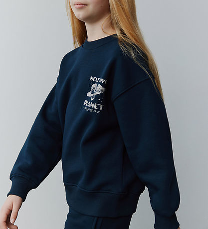Sofie Schnoor Sweatshirt - Eli - Navy Blue Sofie Schnoor Sweatshirt - Eli - Navy Blue