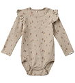 Sofie Schnoor Romper l/s - Dicte - Beige Melange Sofie Schnoor Romper l/s - Dicte - Beige Melange
