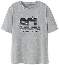 T-Shirt Name It - NkmLadon - Grey Melange T-Shirt Name It - NkmLadon - Grey Melange