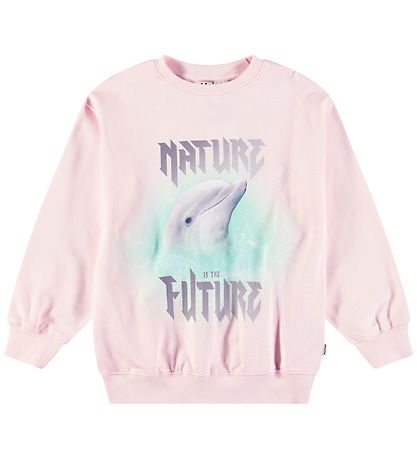Molo Sweatshirt - Monti - Glitter Dolphin Molo Sweatshirt - Monti - Glitter Dolphin