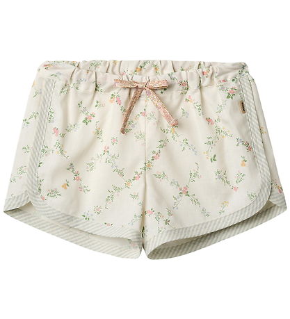 Wheat Shorts - Inger - Ivory Karierte Blumen Wheat Shorts - Inger - Ivory Karierte Blumen