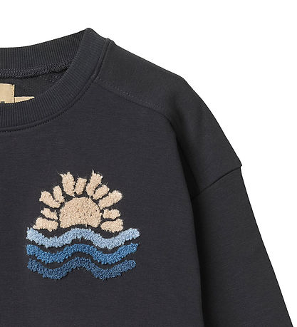 Wheat Sweatshirt - Sander - Navy Wheat Sweatshirt - Sander - Navy