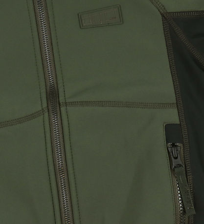Veste softshell av. Polaire Molo - Cloudy - Forêt Bloc Veste softshell av. Polaire Molo - Cloudy - Forêt Bloc