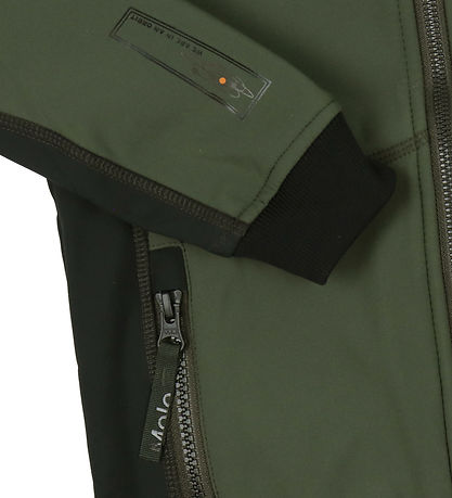 Veste softshell av. Polaire Molo - Cloudy - Forêt Bloc Veste softshell av. Polaire Molo - Cloudy - Forêt Bloc