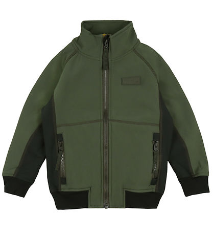 Veste softshell av. Polaire Molo - Cloudy - Forêt Bloc Veste softshell av. Polaire Molo - Cloudy - Forêt Bloc