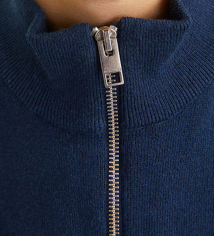Jack & Jones Blússa - Prjónað - Nei - JjeEmil - Dökkblátt Blazer