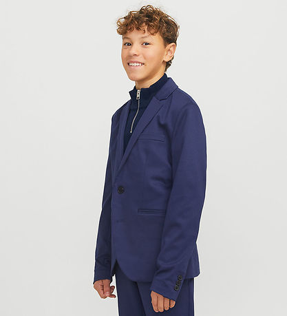 Jack & Jones Blússa - Prjónað - Nei - JjeEmil - Dökkblátt Blazer