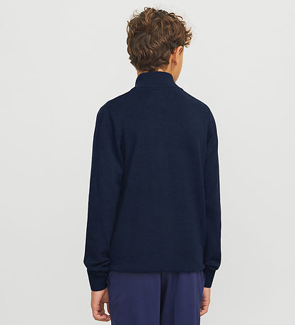 Jack & Jones Blússa - Prjónað - Nei - JjeEmil - Dökkblátt Blazer