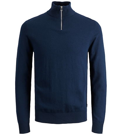 Jack & Jones Blússa - Prjónað - Nei - JjeEmil - Dökkblátt Blazer
