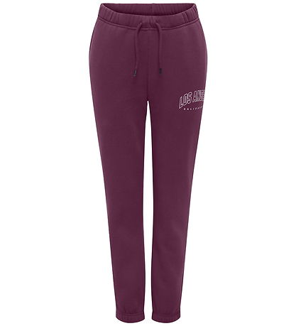 Kids Only Jogginghosen - KogSweat - Mauve Wine/Los Angeles - Kal