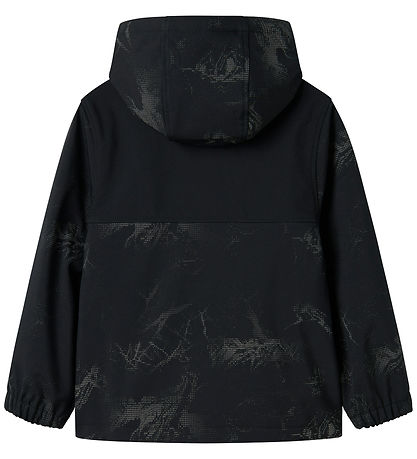 Softshell av. Polaire Name It - NkmAlfa08 - Noir av. Impression  Softshell av. Polaire Name It - NkmAlfa08 - Noir av. Impression