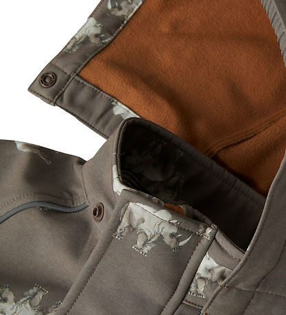 Veste softshell av. Polaire Name It - NmmAlfa08 - Morel/Rhino Veste softshell av. Polaire Name It - NmmAlfa08 - Morel/Rhino