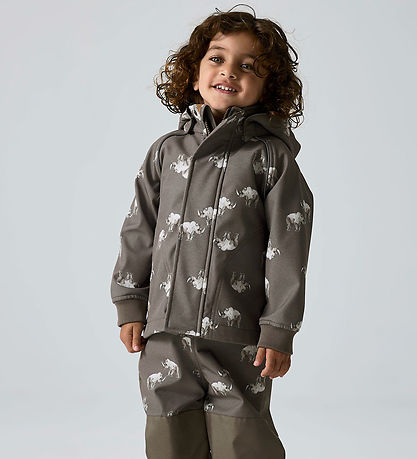 Veste softshell av. Polaire Name It - NmmAlfa08 - Morel/Rhino Veste softshell av. Polaire Name It - NmmAlfa08 - Morel/Rhino