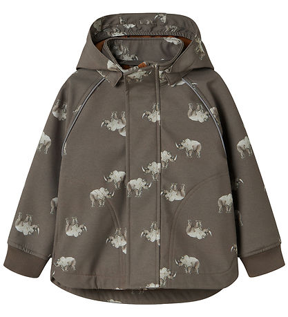 Veste softshell av. Polaire Name It - NmmAlfa08 - Morel/Rhino Veste softshell av. Polaire Name It - NmmAlfa08 - Morel/Rhino