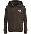 Jack & Jones Hoodie - JjeBrandes - Delicioso Jack & Jones Hoodie - JjeBrandes - Delicioso