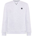 Grunt Sweatshirt - GrImper - Snow Melange w. Print Grunt Sweatshirt - GrImper - Snow Melange w. Print
