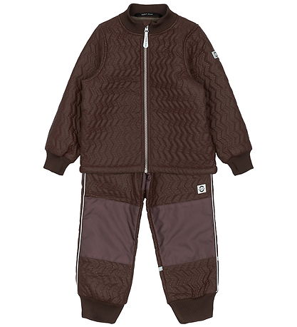 Mikk-Line Thermo föt M. Flís - Sæng - Coated - Franskt steikt