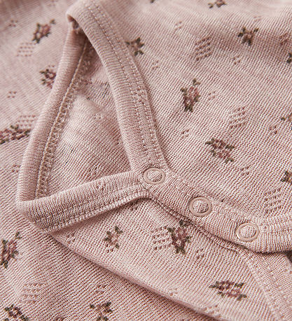 Name It Bodysuit l/s - Wool - Noos - NbfWang - Shadow Gray/Small
