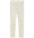 Name It Leggings - Wool - Noos - NmfWang - Snow White/Small flow Name It Leggings - Wool - Noos - NmfWang - Snow White/Small flow