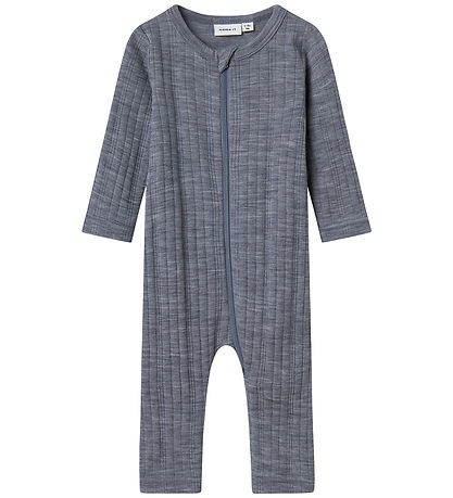 Chemise de Nuit - Laine Name It - Noos - NbmWang - Gris Folkston