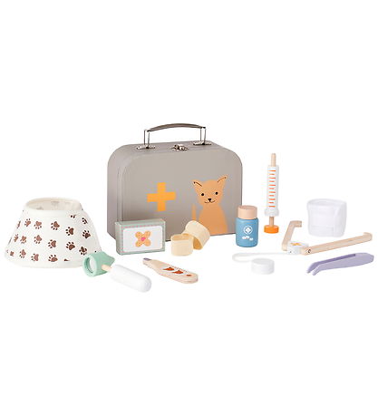 Kids Concept Doctor Bag -12 Parts - Wood