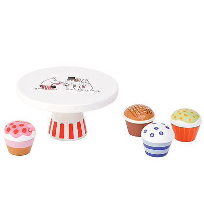 Jouets de Nourriture Kids Concept - Plat av. Gâteaux - Bois - 16