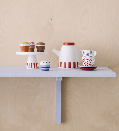 Kids Concept Coffee set - Wood - White/Red w. Moomin Kids Concept Coffee set - Wood - White/Red w. Moomin