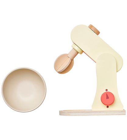 Kids Concept Mikser - Tre - 17 cm - Lysegul/Rosa Kids Concept Mikser - Tre - 17 cm - Lysegul/Rosa