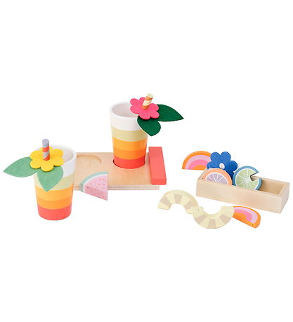 Kids Concept Play Food - Wood - Drink set