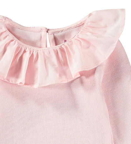 Molo Bodysuit l/s - Rib - Faye - Charlotte Pink