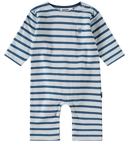 Molo Jumpsuit - Knitted - Flint - Lagoa Stripe Molo Jumpsuit - Knitted - Flint - Lagoa Stripe