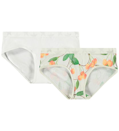 Molo Knickers - 2-Pack - Jana - Cherries White