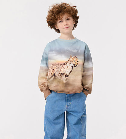 Molo Sweatshirt - Mattis - Laufende Geparden
