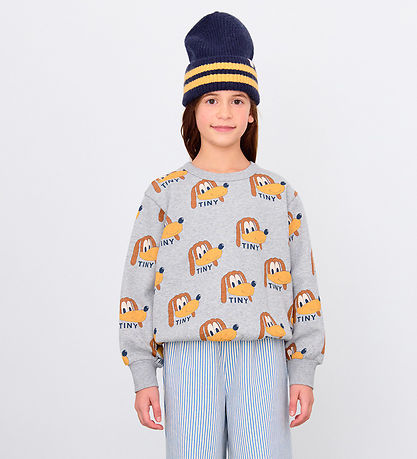 Tiny Cottons Sweatshirt - Dogs - Grey Melange