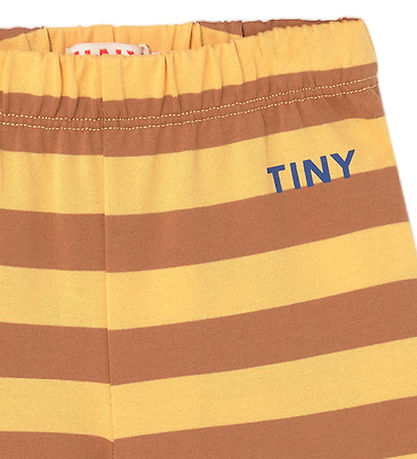 Tiny Cottons Housut - Raidat - Soft Yellow
