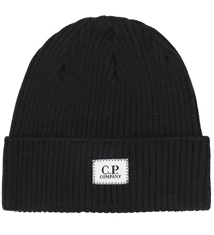 C.P. Company Beanie - Wool - Black