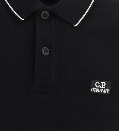 C.P. Company Polo - Zwart m. Wit