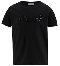 Moncler T-shirt - Svart m. Paljetter
