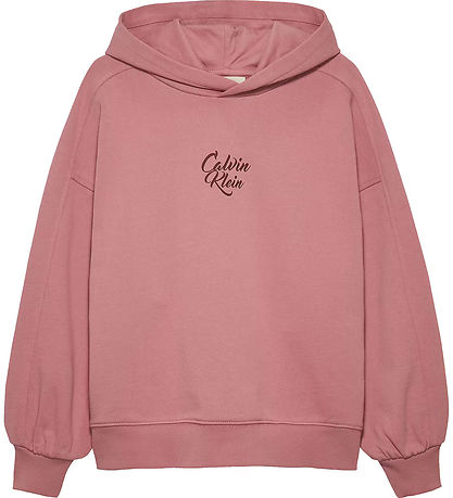 Calvin Klein Hoodie - Script Logo Graphic - Brandied Apricot