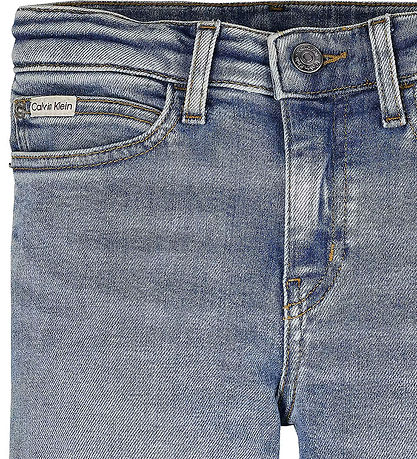 Calvin Klein Jeans - Wide Leg - Ocean Blue Stretch Calvin Klein Jeans - Wide Leg - Ocean Blue Stretch