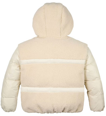 Calvin Klein Puffer Jacket w. Fleece - Whitecap Grey