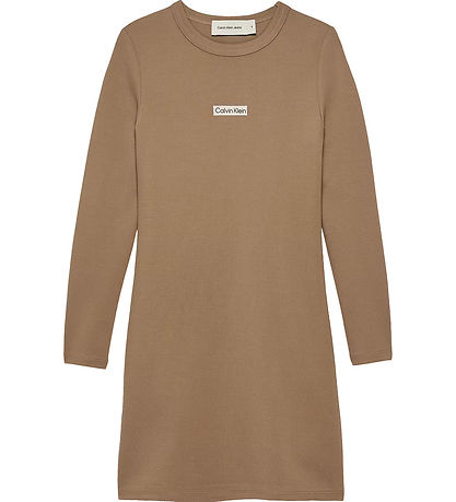 Calvin Klein Dress - Punto - Woodsmoke Brown