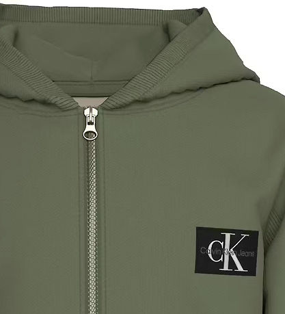 Calvin Klein Cardigan - Badge - Tijm Green Calvin Klein Cardigan - Badge - Tijm Green