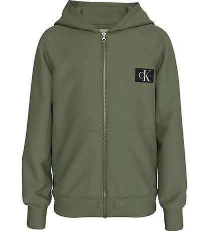 Calvin Klein Cardigan - Badge - Tijm Green Calvin Klein Cardigan - Badge - Tijm Green