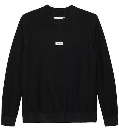 Calvin Klein Blouse - Knitted - Logo Label - Ck Black Calvin Klein Blouse - Knitted - Logo Label - Ck Black