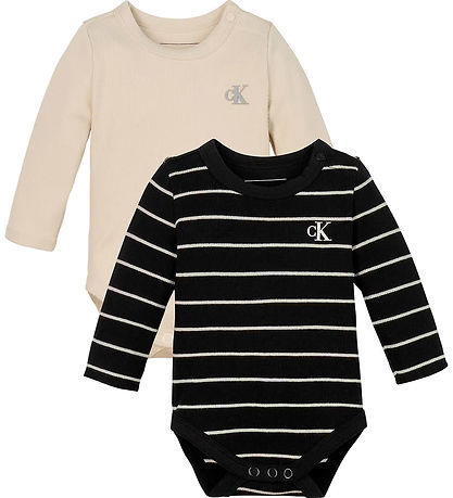 Calvin Klein Body l/ä - Rib - 2er-Pack - Ck Black/White Cap